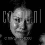 16-02-2004 Angela Schijf at studio in Amsterdam on behalf of Schreeuwen project.

[keywords]Black and White Image, Headshot[/keywords]